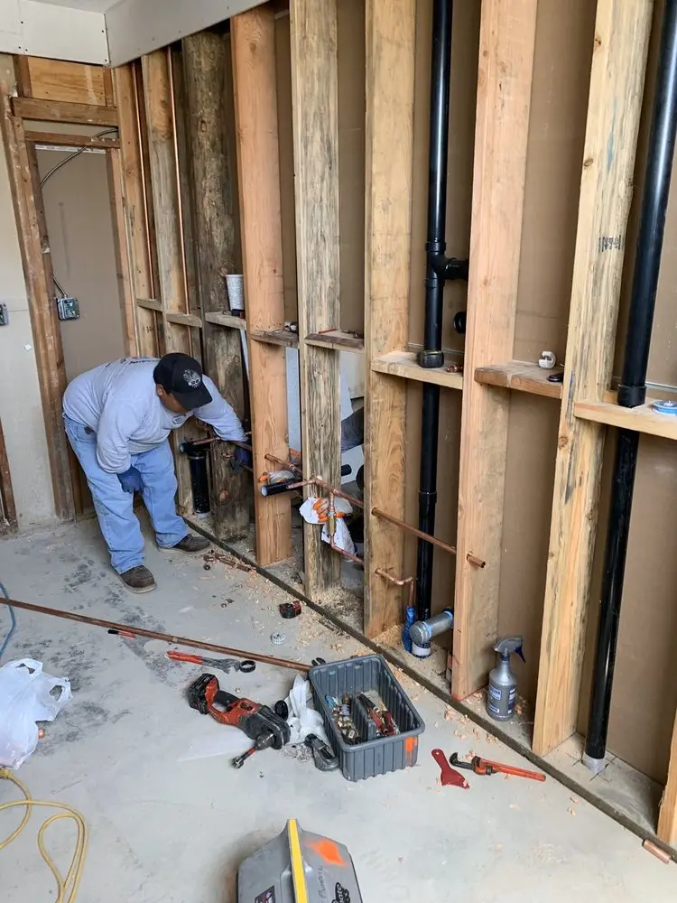 Commercial rough-in plumbing for Gas Line Repair in Clawson